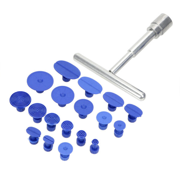 19pcs/set Universal Car Dent Puller Plastic Suction Cup For Pulling Vehicle Remove Dents Tabs Sheet Metal Repair Tool Kit Hammer - Image 6