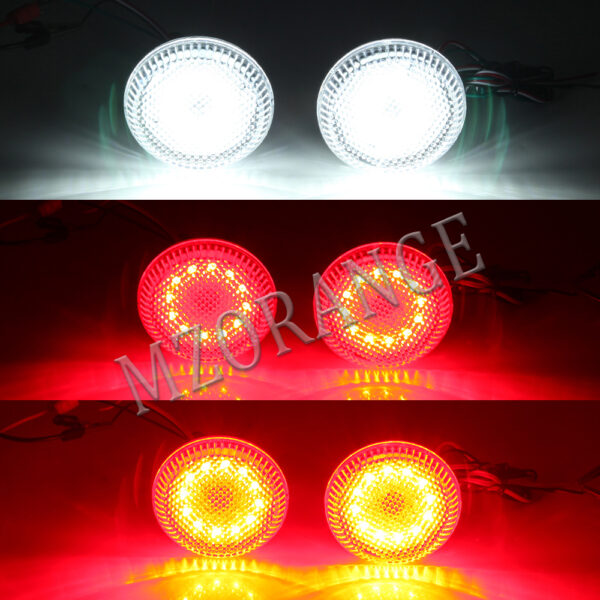 2 Pcs LED Rear Bumper Reflector Lights For Toyota Corolla 2008-2010 For Nissan Qashqai For Pathfinder Tail Stop Brake Lamp - Image 2