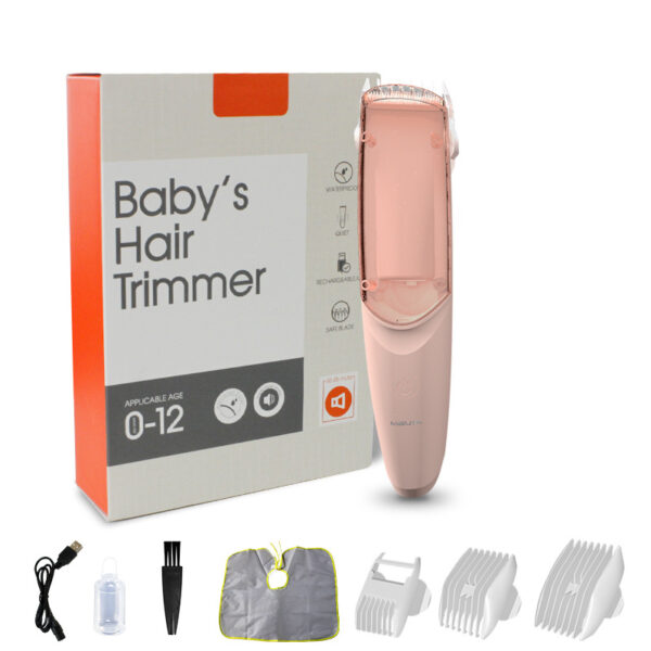 Baby Hair Trimmer USB Eletric Protable Low Noise Baby Care Children Shaver Kids Hair clipper - Image 5