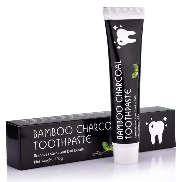 Bamboo Natural Activated Charcoal Toothpaste Teeth Whitening Tooth Care Black Oral Hygiene Dental Health - Image 3