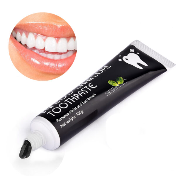 Bamboo Natural Activated Charcoal Toothpaste Teeth Whitening Tooth Care Black Oral Hygiene Dental Health - Image 4