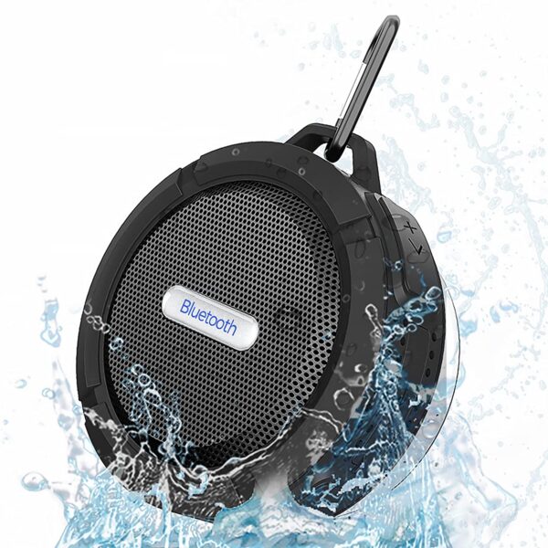 Bluetooth Speakers Waterproof Shower BT5.0 Wireless Loud Clear Sound with Microphones and Suction Cup & Secure Hook for Gift