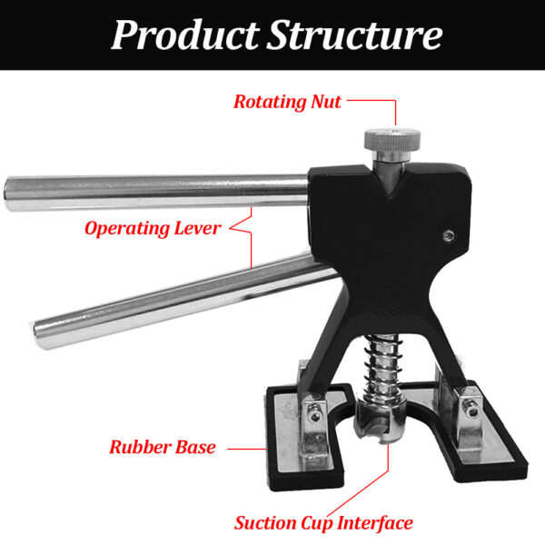 Car Paintless Dent Repair Tools Auto Body Dent Repair Kit Car Puller Tabs Removal Removal Kit Hand Tool For Vehicle - Image 2