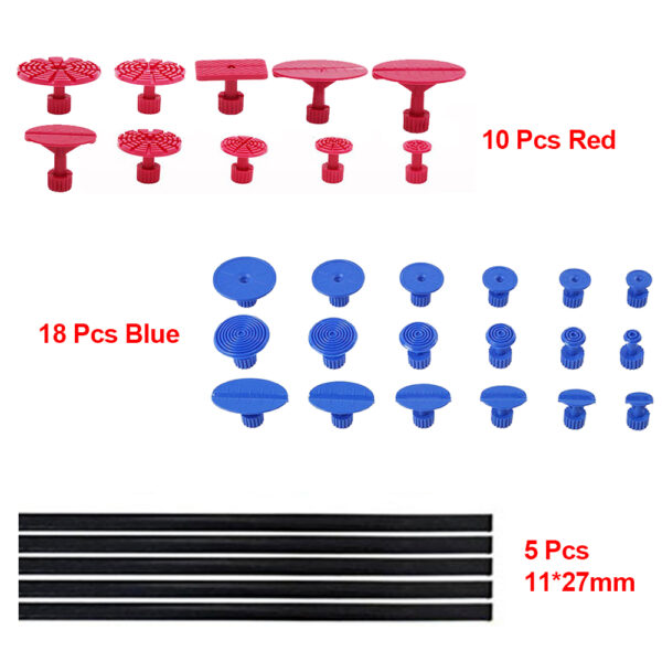 Car Paintless Dent Repair Tools Auto Body Dent Repair Kit Car Puller Tabs Removal Removal Kit Hand Tool For Vehicle - Image 4