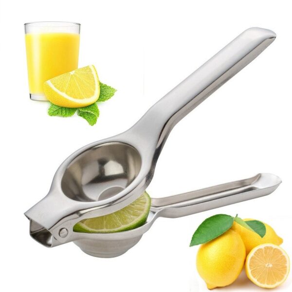 Citrus Press Manual Juicer Stainless Steel Metal Squeezer Juicer for Fruit Orange Lemon Kitchen Tool Accessories Blender - Image 2