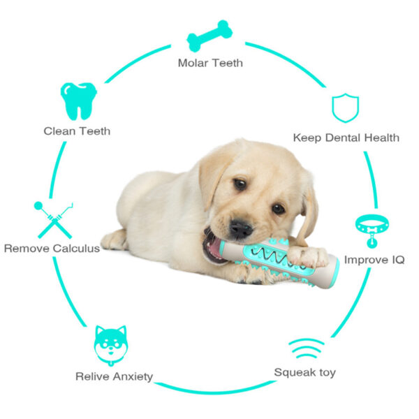 Dog Molar Toothbrush Toys Chew Cleaning Teeth Safe Puppy Dental Care Soft Pet Cleaning Toy Supplies - Image 2