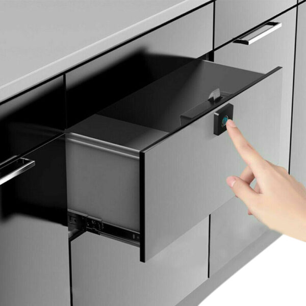 Drawer Intelligent Smart Lock File Cabinet Lock Storage Cabinet Electronic Fingerprint Door Lock for Furniture Home Improvement