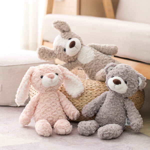 High Quality Soft Long legs Bunny Teddy Bear Dog Elephant Unicorn Stuffed Cartoon Animals Baby Appease toy doll toy for Children - Image 4