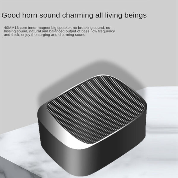 Mini Portable Bluetooth Speaker Smart Small Outdoor Car Home Subwoofer Sports Music Wireless Player Speaker For Mobile Phones - Image 2