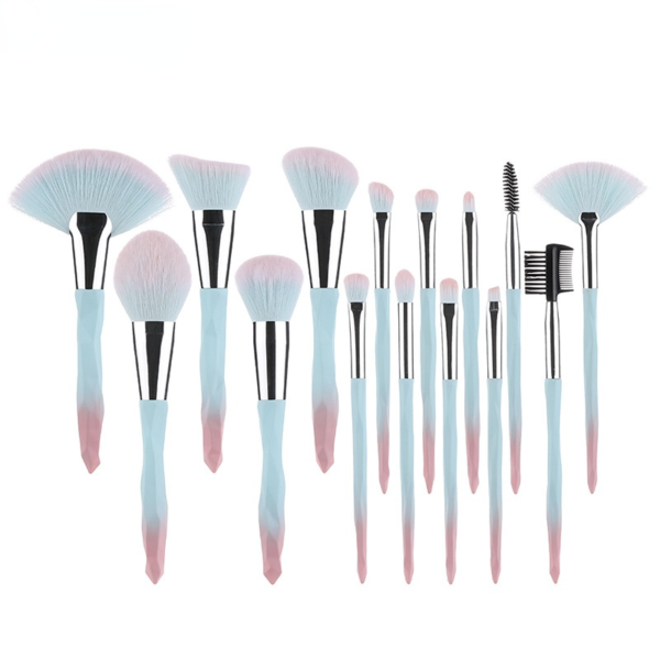 New 15pcs 13pcs 12pcs Diamond Makeup Brush Crystal Handle Set Loose Powder Brush Portable Beauty Tool Cosmetic Accessories - Image 2