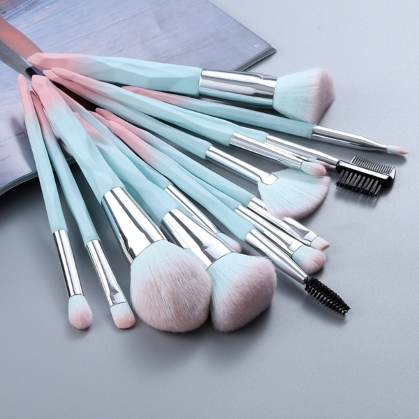 New 15pcs 13pcs 12pcs Diamond Makeup Brush Crystal Handle Set Loose Powder Brush Portable Beauty Tool Cosmetic Accessories - Image 6