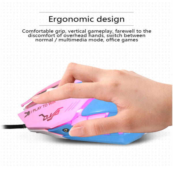 New 2022 Silent Wired Computer Mouse LED Backlight Ergonomic PC Notebook Computer Mouse Variety Optional Computer Accessories - Image 4