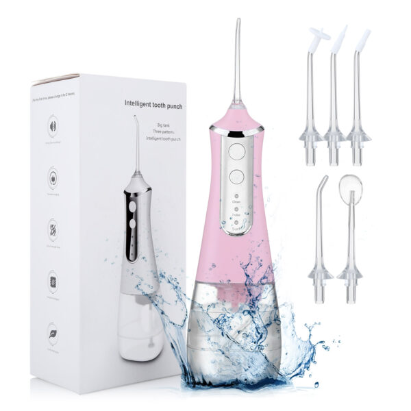 Oral Irrigator USB Rechargeable Water Flosser Portable Dental Water Jet 350ML Water Tank Waterproof Teeth Cleaner - Image 5