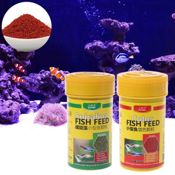 Spirulina Food Tropical Fish Nutrition For Aquarium Fish Tank Color Enhanced Food D0AC - Image 2