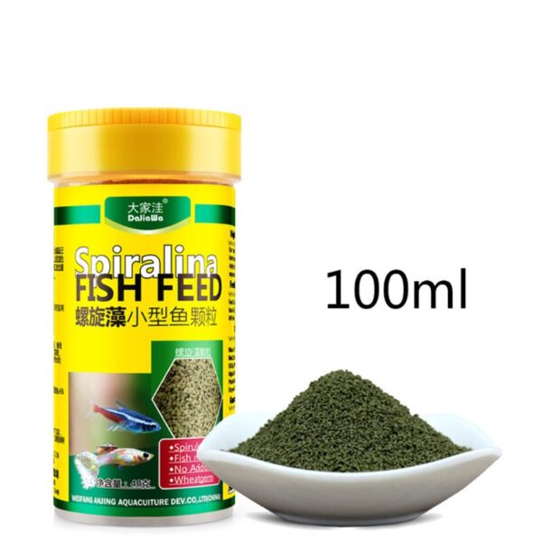 Spirulina Food Tropical Fish Nutrition For Aquarium Fish Tank Color Enhanced Food D0AC