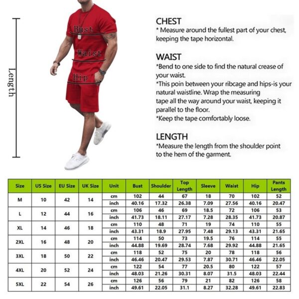 Ta&To Men's Tracksuit 2 Piece Set Summer Solid Sport Hawaiian Suit Short Sleeve T Shirt and Shorts Casual Fashion Man Clothing - Image 6