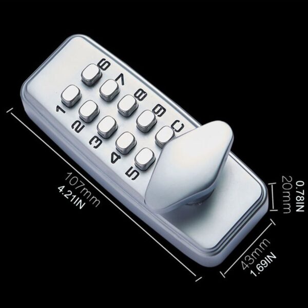 Waterproof Mechanical Code Lock Fireproof Electronic Code Password Security Anti-theft Wardrobe Cabinet Home Improvement - Image 5