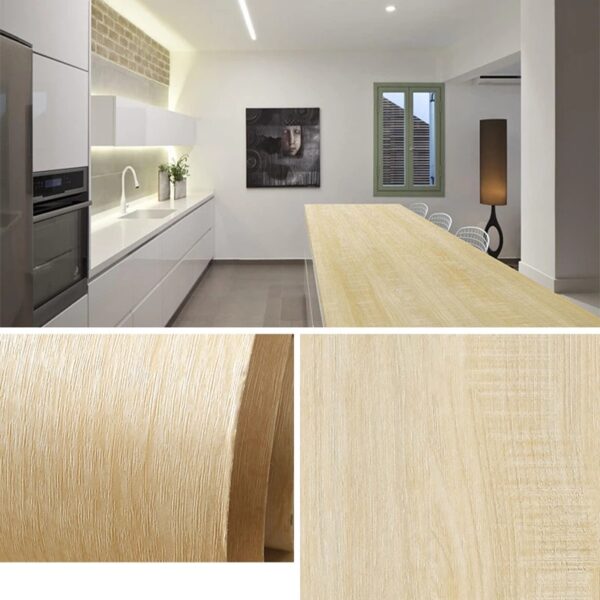 Wood Fiber Wallpapers Contact Glossy Furniture Kitchen Cabinet Desktop Wardrobes Stickers Boeing Self Adhesive Home Decor Paper - Image 4